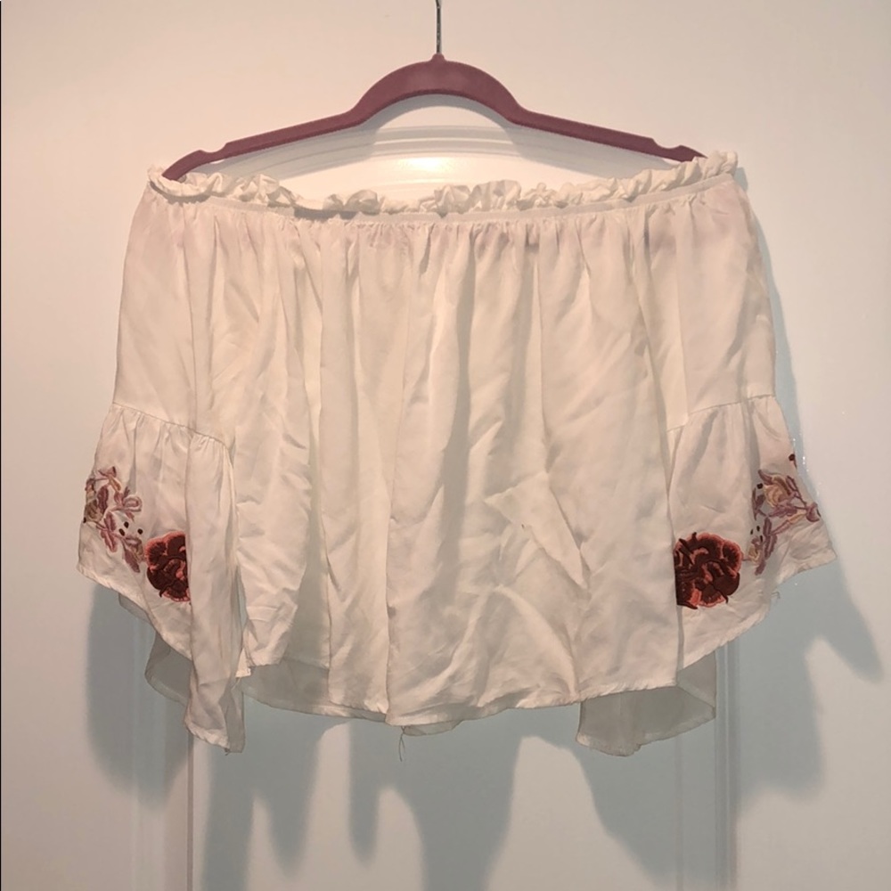 charlotte russe off the shoulder top